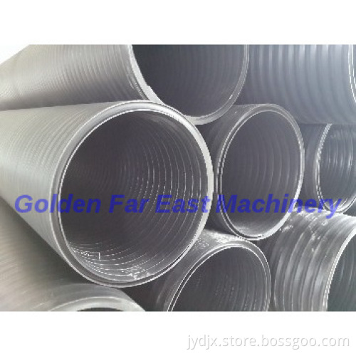 PE Caliber Hollow Corrugation Pipe Machine